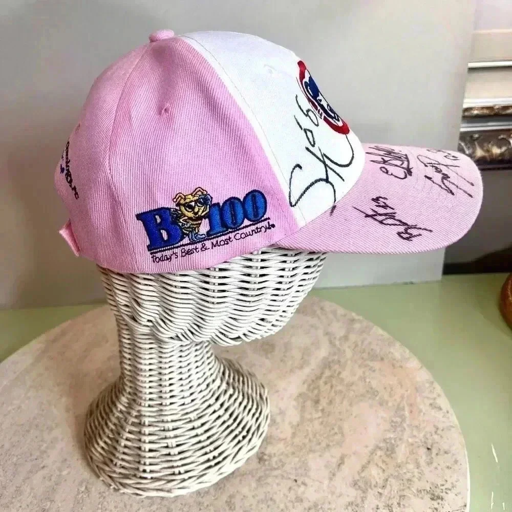 Associated Premier Corp Pink Womens Signed South Bend Cubs Baseball Hat NWOT‎